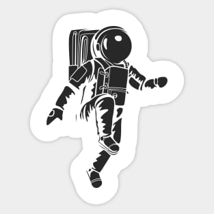 Moonwalk in space Sticker